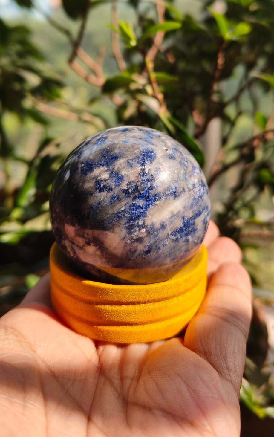Sodalite Sphere Crystal Ball – Clarity & Communication