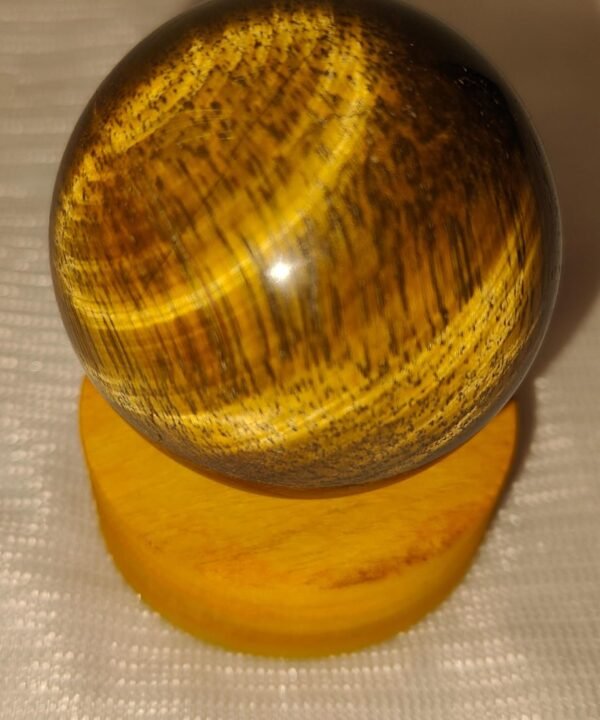 Tiger Eye Sphere Crystal Ball – Protection & Confidence