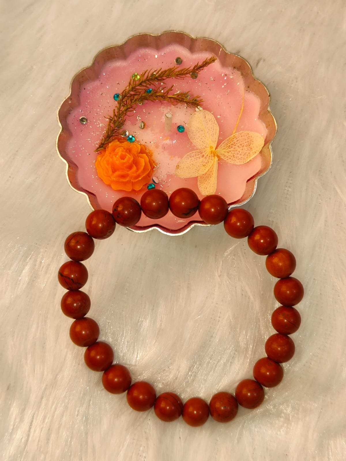 Red Jasper Bracelet | Grounding, Strength & Protection - Image 2