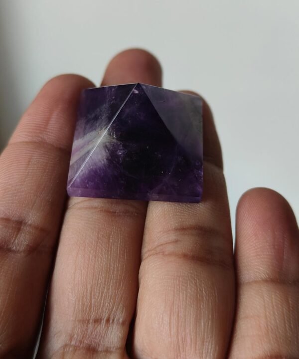 Amethyst Stone Pyramid | Protection & Spiritual Energy