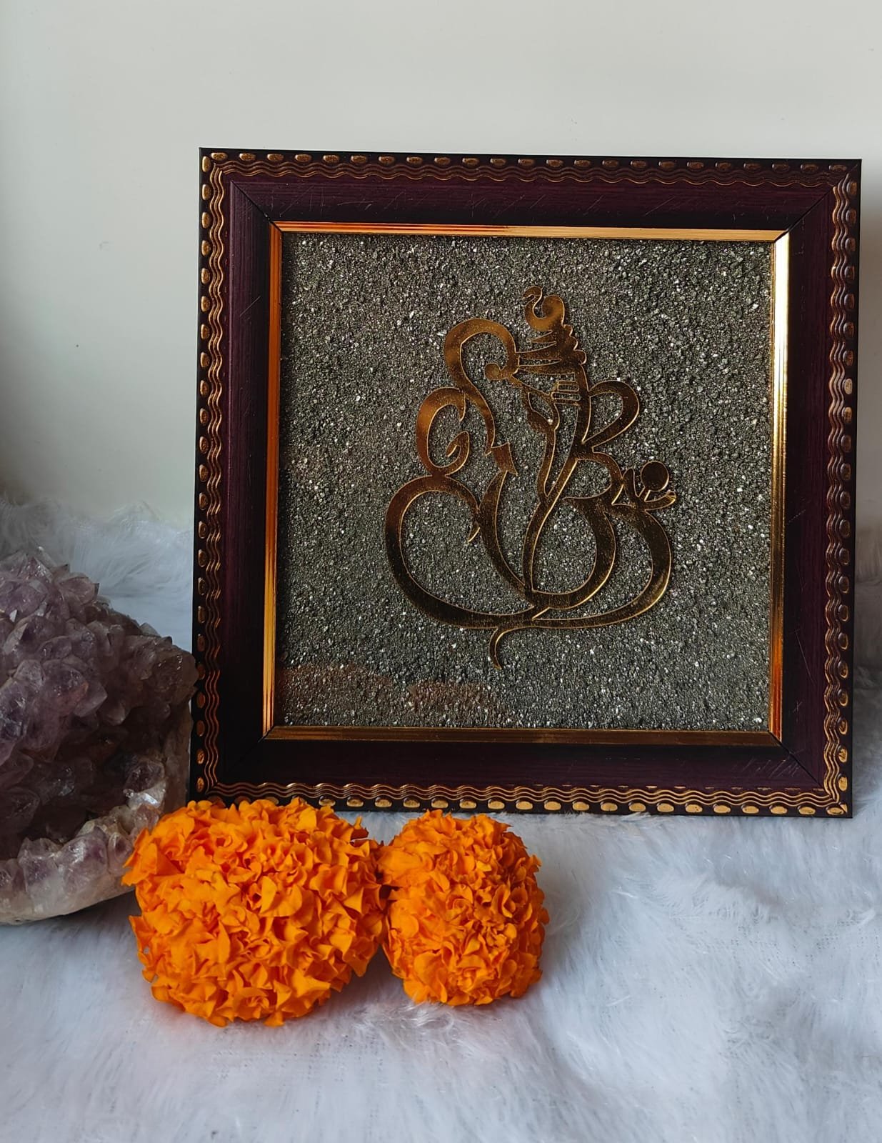 Pyrite Frame - Ganesha