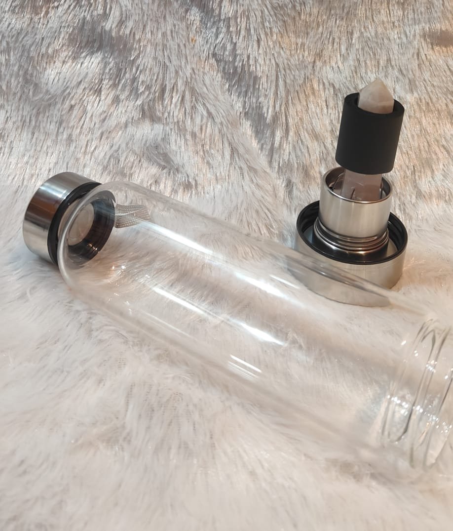 Water Bottle - Rose Quartz - Image 3