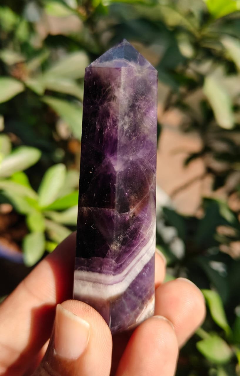 Amethyst Crystal Towers for Healing, Protection & Spiritual Growth - Image 2