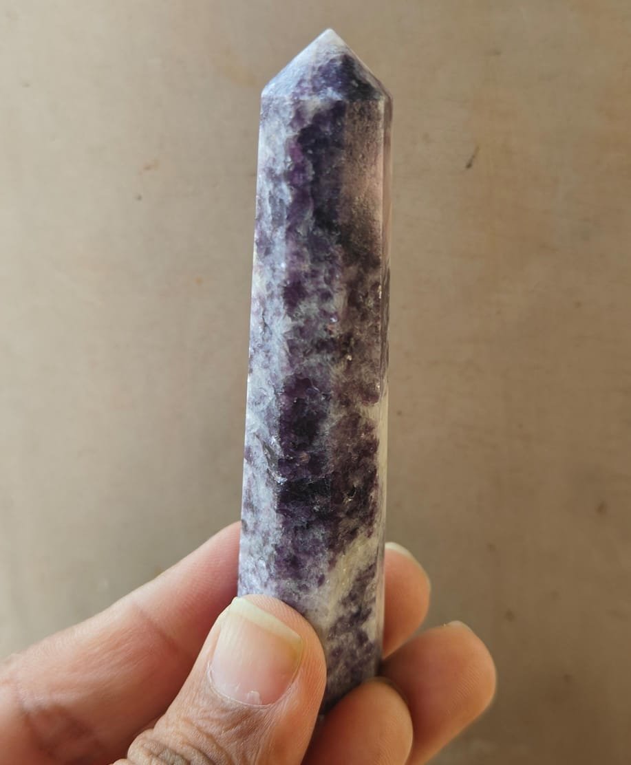 Lepidolite Crystal Tower, Meditation Crystals