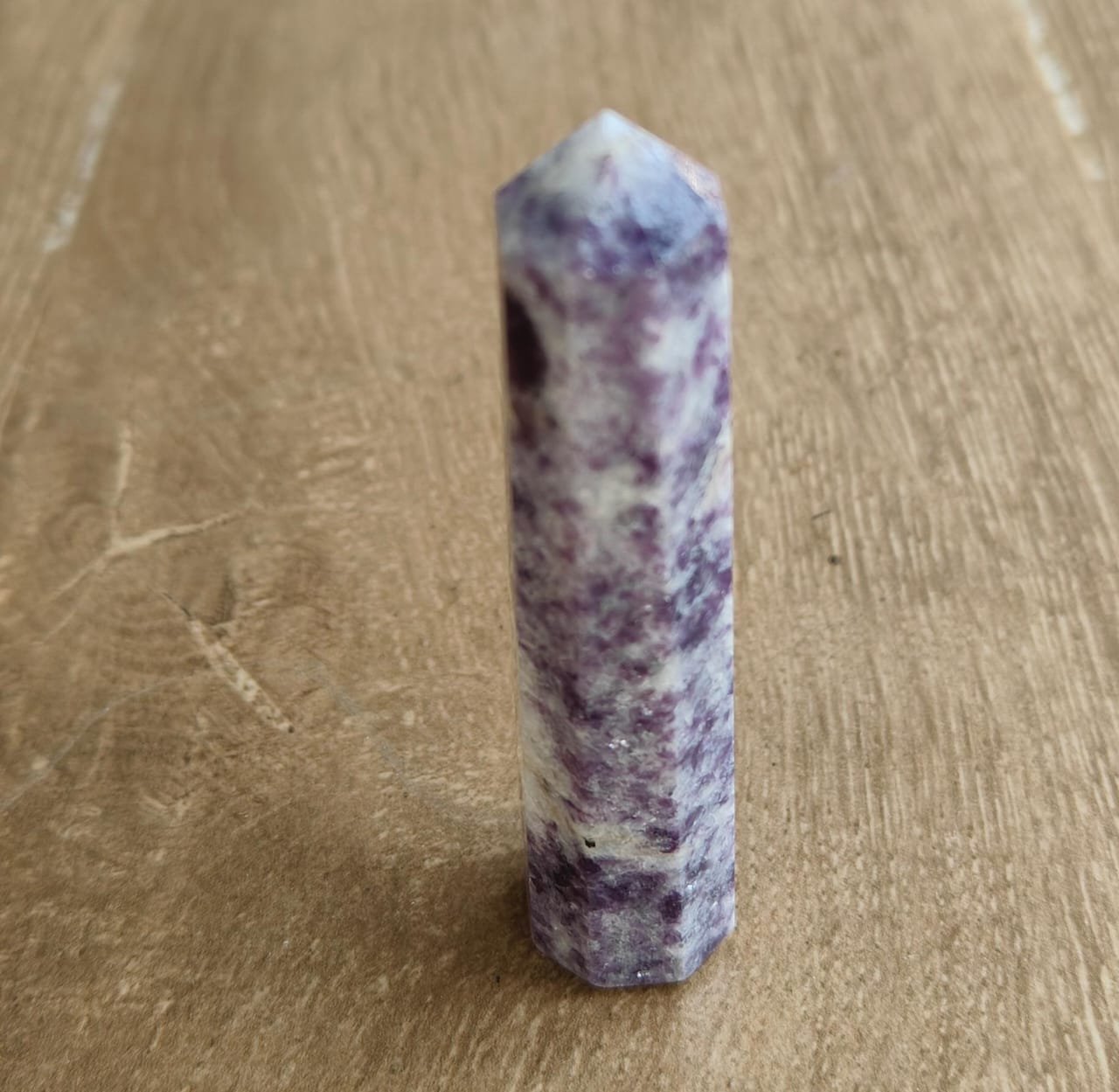 Energetic Lepidolite Crystal Towers for Calm & Emotional Healing (3.5 Inch) - Image 2
