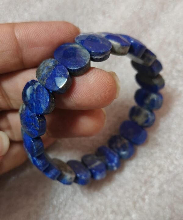 Lapis Lazuli Faceted Bracelet | Wisdom, Intuition & Abundance
