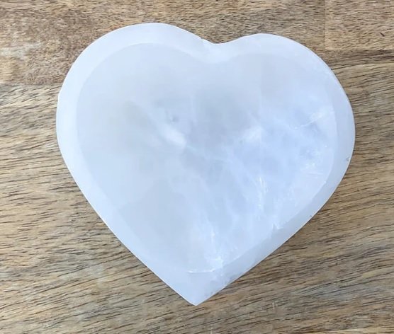 Selenite Charging Bowl (Heart Shape) - Image 3