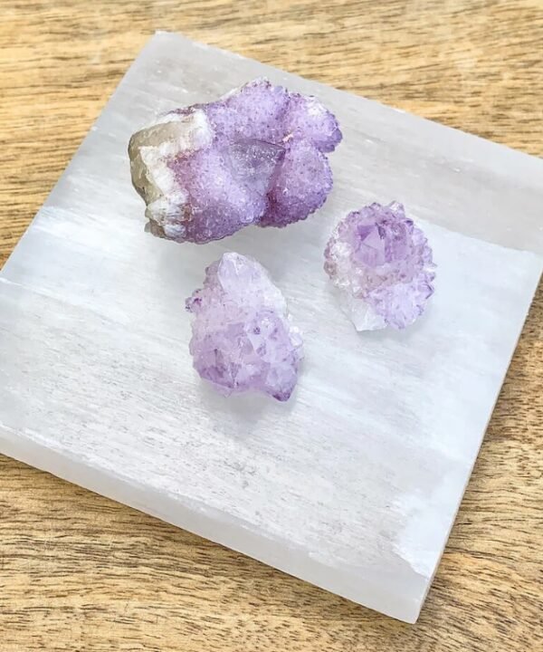 Selenite Square Charging Plate for Crystal Cleansing & Energy Balance