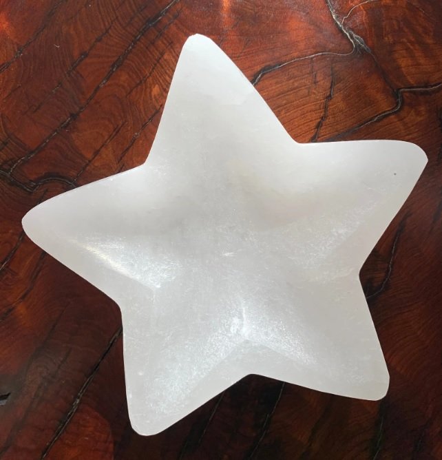 Selenite Charging Bowl (Star Shape)