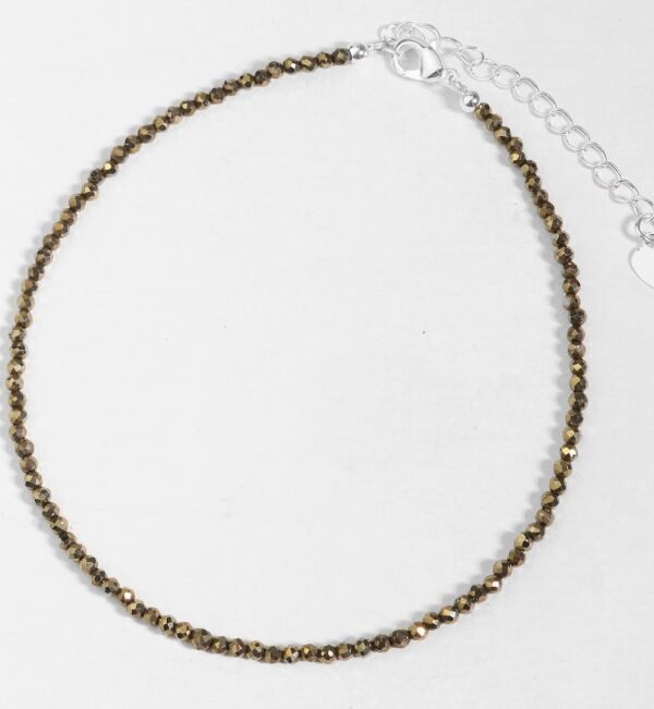 Pyrite Anklet | Wealth, Confidence & Protection