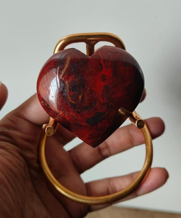 Red Cobra Jasper Heart